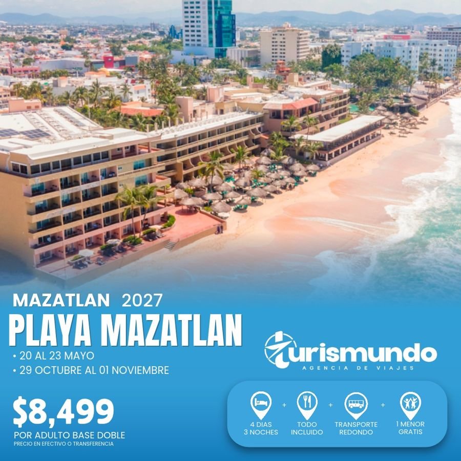 Promoción Playa Mazatlán, Mazatlán 2027